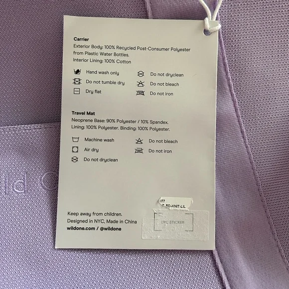 Lavender Dog Carrier Tote